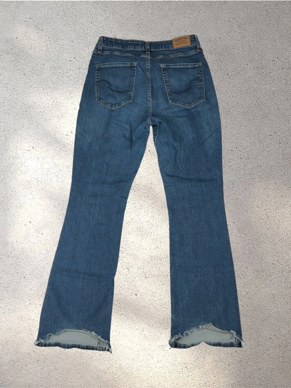Signature by Levi Strauss High Rise Bootcut Women's 10 (30x29) Blue Stretch Y2K